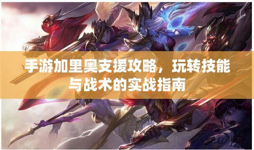 手游加里奥支援攻略，玩转技能与战术的实战指南