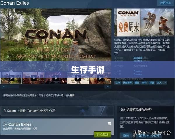 生存手游，离线体验的独特魅力探索