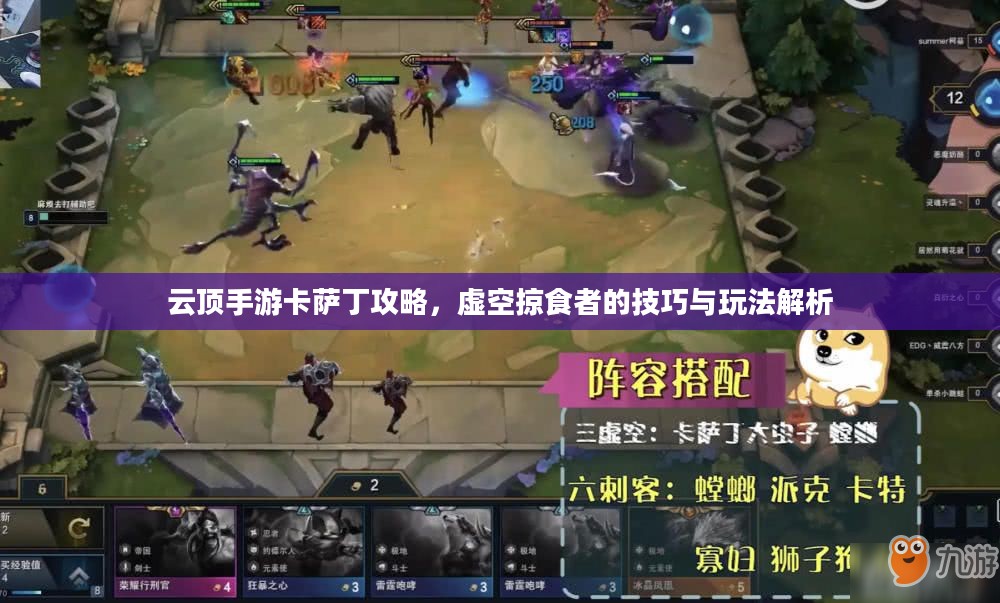 云顶手游卡萨丁攻略，虚空掠食者的技巧与玩法解析