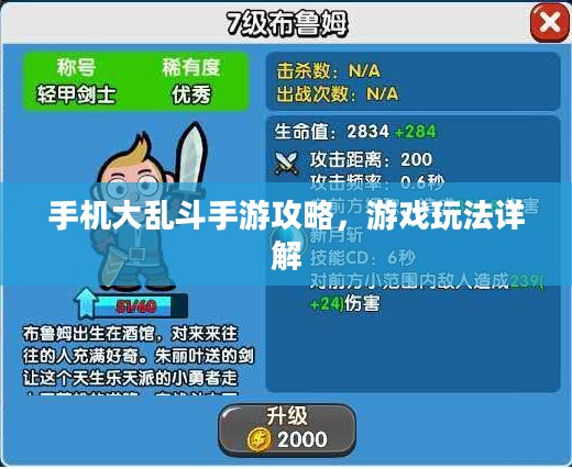 手机大乱斗手游攻略，游戏玩法详解