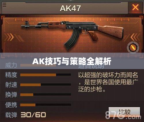 穿越手游AK攻略大全，玩转AK的技巧与策略全解析