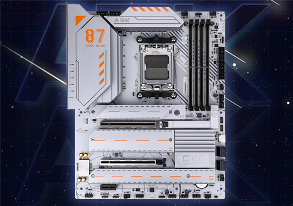 七彩虹CVN X870主板首发1999元:纯白散热装甲 支持显卡快拆