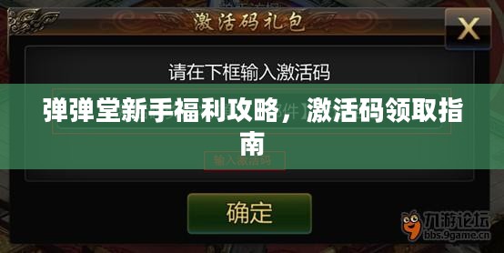 弹弹堂新手福利攻略,激活码领取指南 弹弹堂新手福利攻略,激活码领取指南
