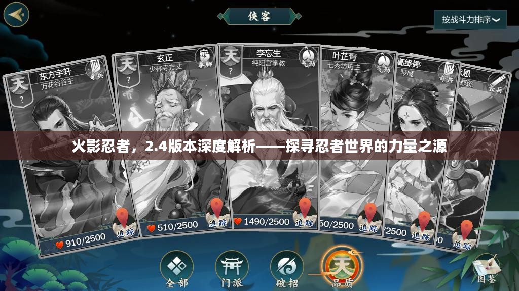 火影忍者,2.4版本深度解析——探寻忍者世界的力量之源 火影忍者,2.4版本深度解析——探寻忍者世界的力量之源