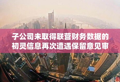 子公司财务数据缺失，初灵信息面临保留意见审计报告的挑战
