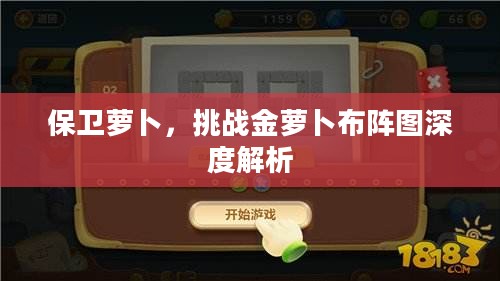 保卫萝卜，挑战金萝卜布阵图深度解析