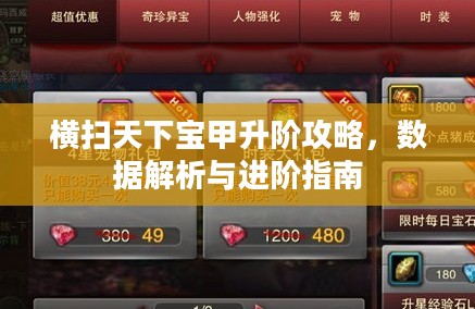 横扫天下宝甲升阶攻略，数据解析与进阶指南