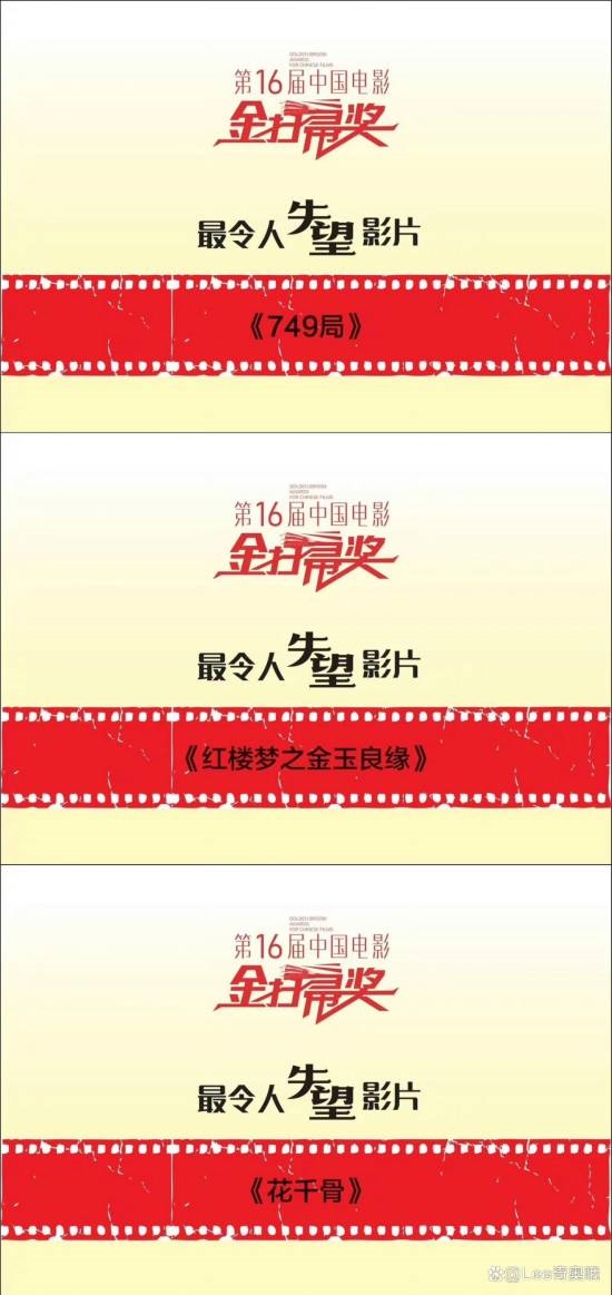 第16届金扫帚奖揭晓，陆川749局横扫各大奖项