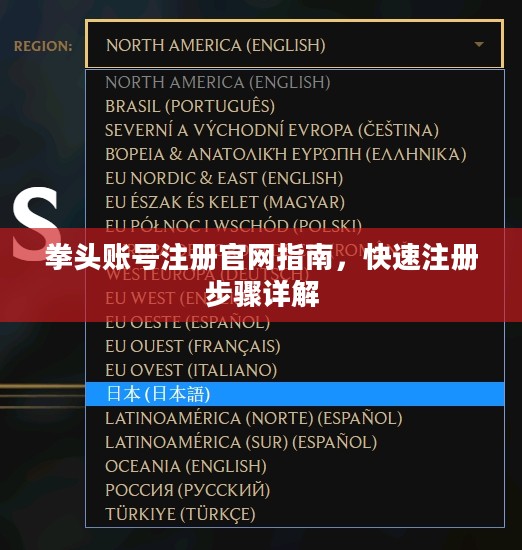 拳头账号注册官网指南，快速注册步骤详解