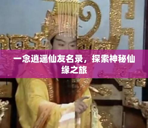 一念逍遥仙友名录，神秘仙缘之旅探索记