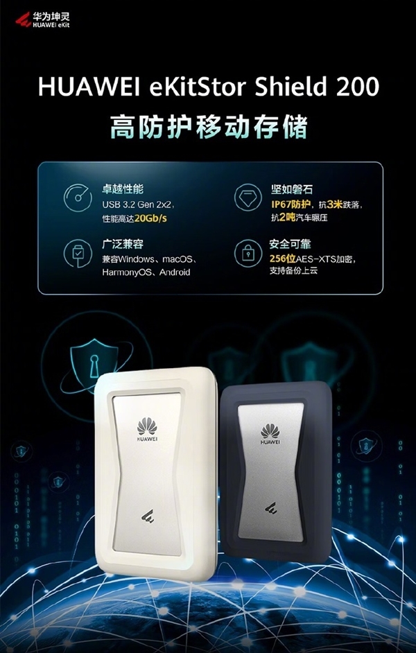 华为发布高性能固态硬盘，读写速度高达每秒两千兆，1TB版仅售769元