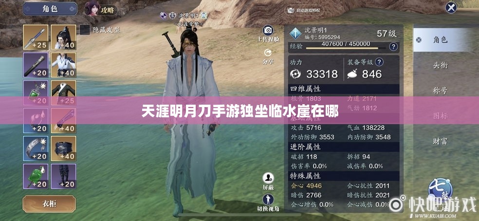 天涯明月刀独坐临水岸：沉浸式游戏体验全解析