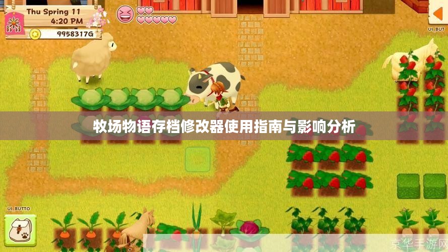 牧场物语存档修改器使用指南与影响分析