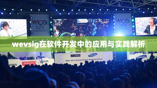 wevsig在软件开发中的应用与实践解析