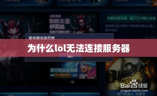LOL无法连接服务器问题解析与解决策略