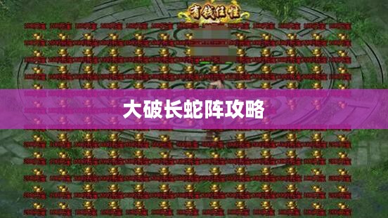 破解长蛇阵，战术智慧与实战技巧解析