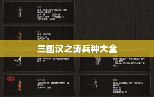 揭秘三国历史人物：汉之涛生平事迹与历史影响解析