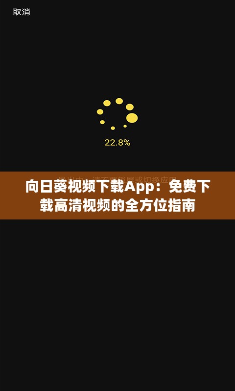 向日葵视频下载App：免费下载高清视频的全方位指南