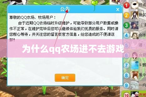 解决QQ农场无法进入的问题和优化方法