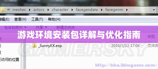 游戏环境安装包详解与优化指南