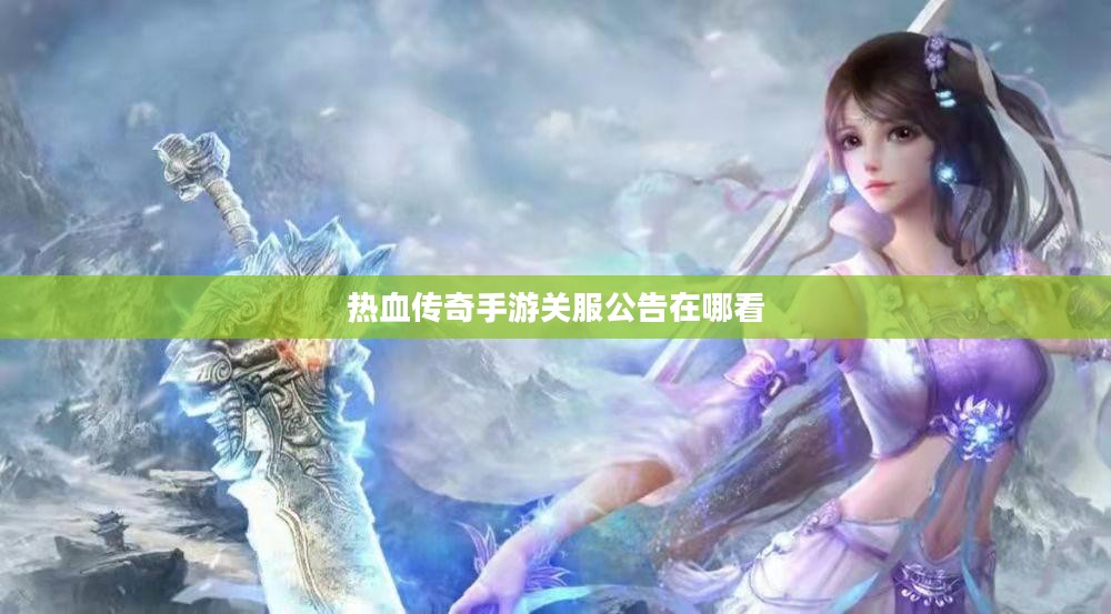 热血传奇手游关服公告及玩家权益保障措施解析