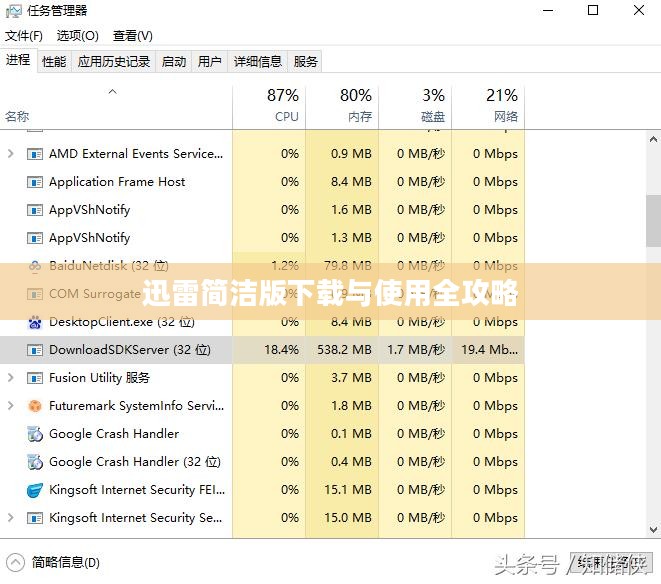 迅雷简洁版下载与使用全攻略