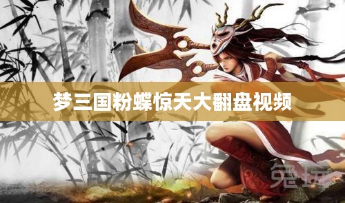 梦三国粉蝶角色深度解析及实战技巧探讨