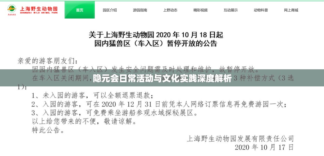 隐元会日常活动与文化实践深度解析