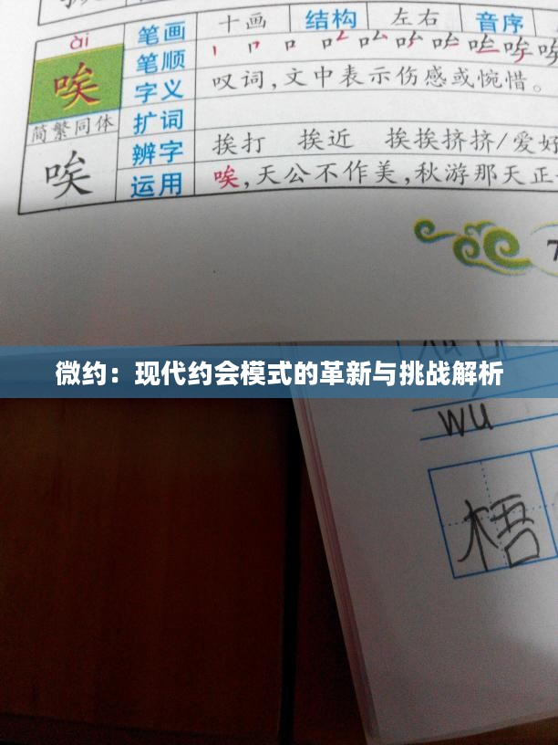 微约：现代约会模式的革新与挑战解析