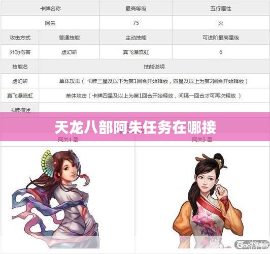 《天龙八部》阿朱任务解析：角色使命与游戏体验提升