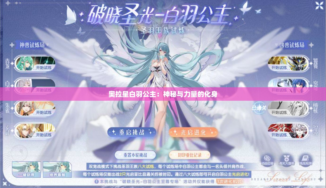 奥拉星白羽公主：神秘与力量的化身