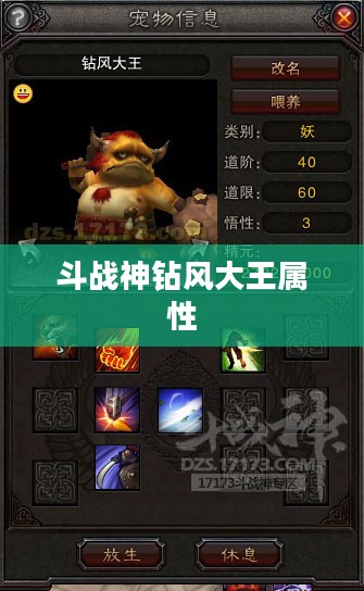 斗战神钻风大王攻略，全方位解析击败技巧