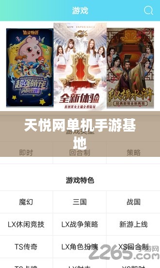 天悦网单机游戏下载基地，畅享无限游戏体验