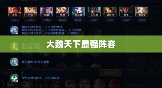 王者荣耀大魏天下皮肤系列解析,探寻历史与游戏的完美融合 王者荣耀大魏天下皮肤系列解析,探寻历史与游戏的完美融合