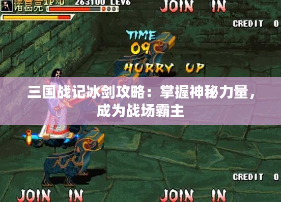 三国战记冰剑攻略：掌握神秘力量，成为战场霸主