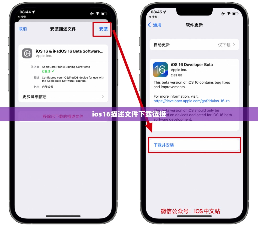iOS 16描述文件下载与配置指南