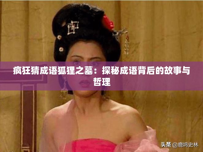 疯狂猜成语狐狸之墓：探秘成语背后的故事与哲理