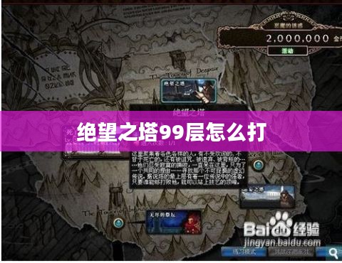 绝望之塔99层攻略要点与技巧解析