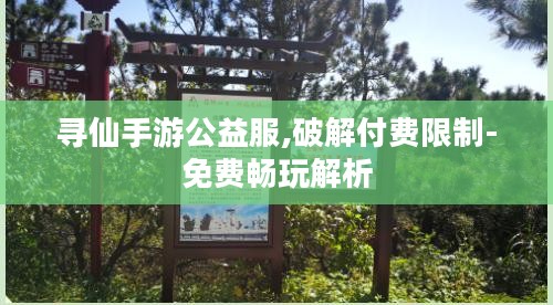 寻仙手游公益服,破解付费限制-免费畅玩解析