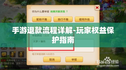 手游退款流程详解-玩家权益保护指南 手游退款流程详解-玩家权益保护指南