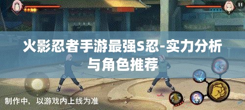 火影忍者手游最强S忍-实力分析与角色推荐