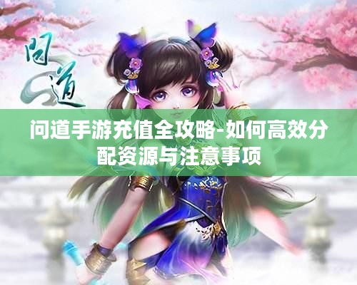 问道手游充值全攻略-如何高效分配资源与注意事项