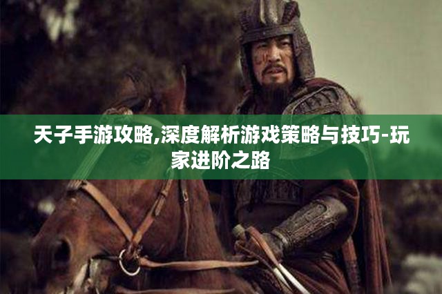 天子手游攻略,深度解析游戏策略与技巧-玩家进阶之路