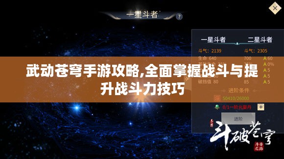 武动苍穹手游攻略,全面掌握战斗与提升战斗力技巧 武动苍穹手游攻略,全面掌握战斗与提升战斗力技巧