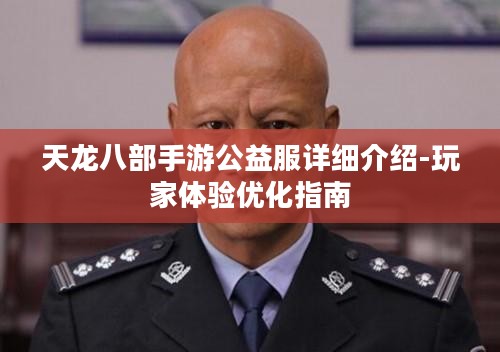 天龙八部手游公益服详细介绍-玩家体验优化指南