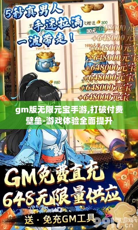 gm版无限元宝手游,打破付费壁垒-游戏体验全面提升