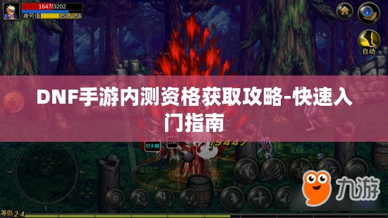DNF手游内测资格获取攻略-快速入门指南