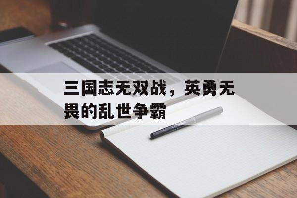 三国志无双战，英勇无畏的乱世争霸