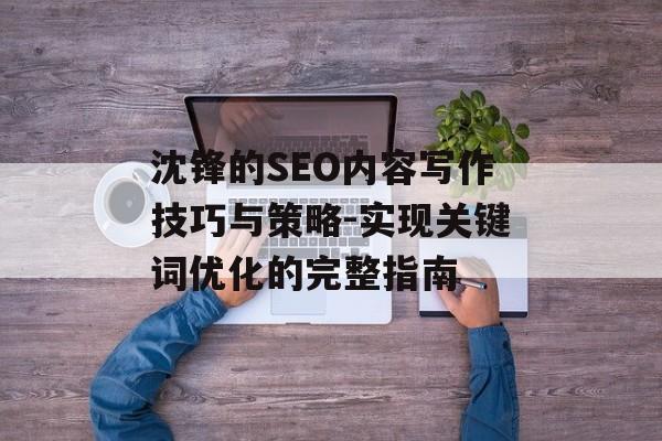沈锋的SEO内容写作技巧与策略-实现关键词优化的完整指南
