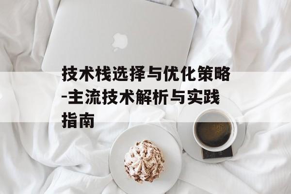 技术栈选择与优化策略-主流技术解析与实践指南